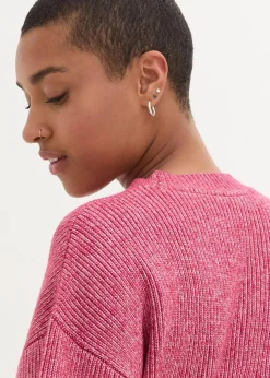 Damen bonprix Bekleidung·Umstandsmode|Strickmode|Boxy-Pullover aus Rippstrick
