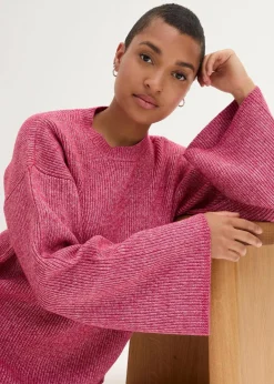 Damen bonprix Bekleidung·Umstandsmode|Strickmode|Boxy-Pullover aus Rippstrick
