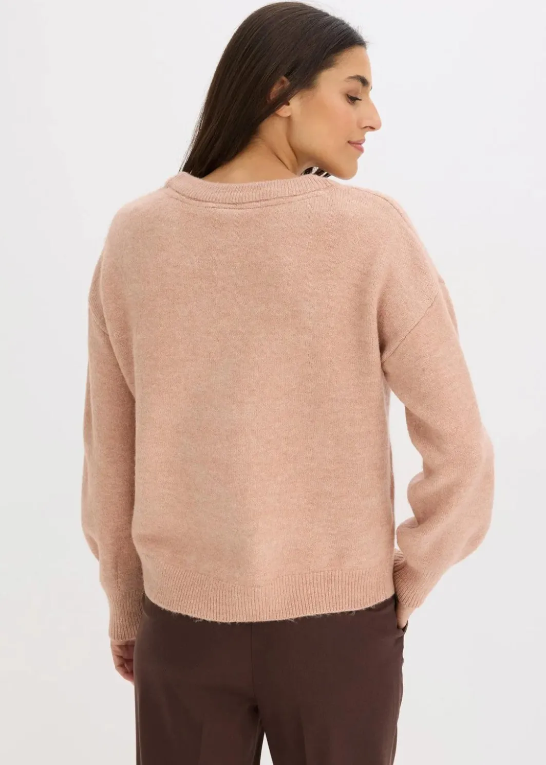 Sale Boxy-Pullover mit Pailletten Damen Bekleidung·Umstandsmode|Strickmode