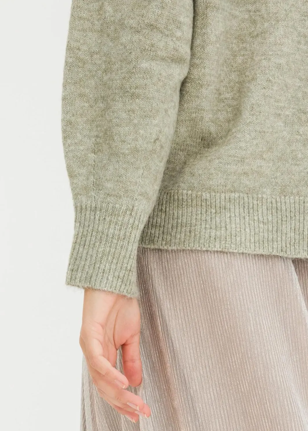 Damen bonprix Bekleidung·Umstandsmode|Strickmode|Boxy-Pullover mit Pailletten