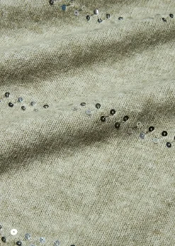 Damen bonprix Bekleidung·Umstandsmode|Strickmode|Boxy-Pullover mit Pailletten