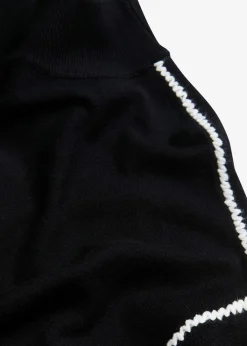 Boxy-Pullover mit Zierstich aus Viskose-Mix Damen Strickmode|Pullover & Strickjacken