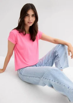 Damen bonprix Basics|Shirts & Tops|Boxy-Shirt