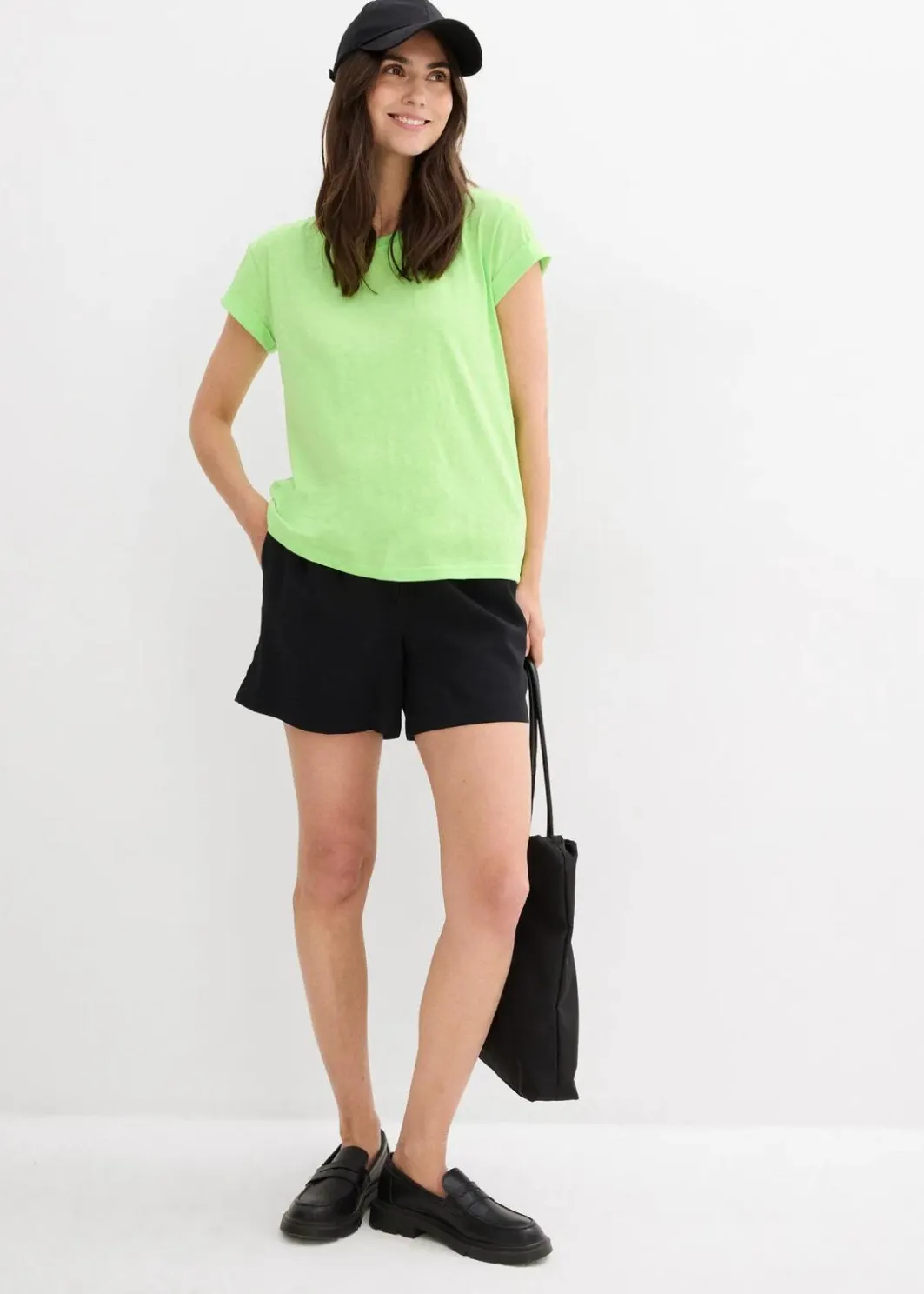 Damen bonprix Basics|Shirts & Tops|Boxy-Shirt
