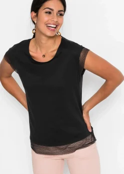 Boxy-Shirt aus Baumwolle Damen Shirts & Tops
