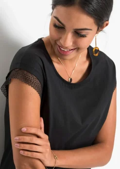 Boxy-Shirt aus Baumwolle Damen Shirts & Tops