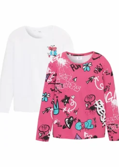 Best Boxy-Shirt aus reiner Bio Baumwolle (2er Pack) Kinder Mädchen 9-16 Jahre·Mehrfachpacks|Mädchen 9-16 Jahre·Shirts & Blusen