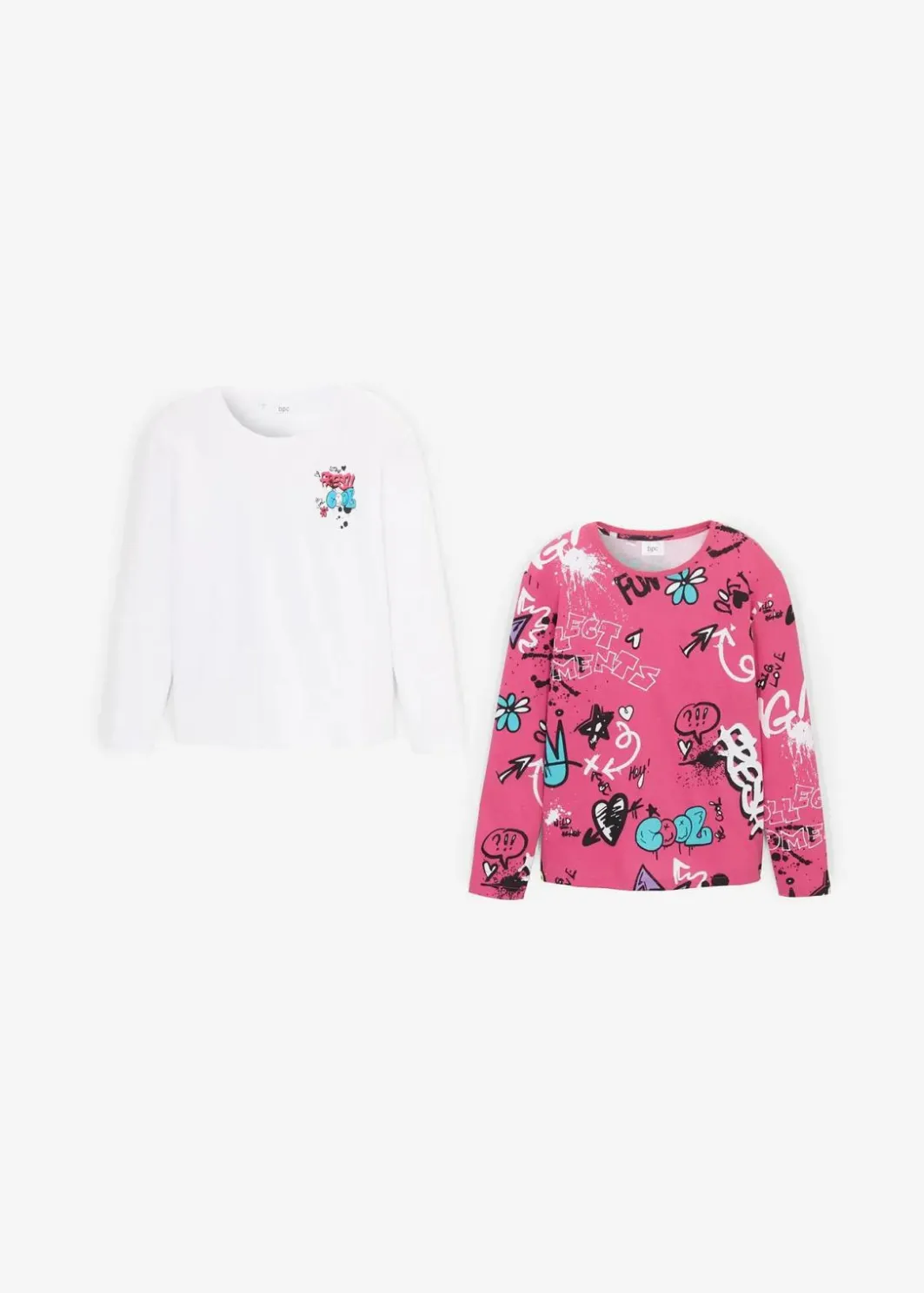 Best Boxy-Shirt aus reiner Bio Baumwolle (2er Pack) Kinder Mädchen 9-16 Jahre·Mehrfachpacks|Mädchen 9-16 Jahre·Shirts & Blusen