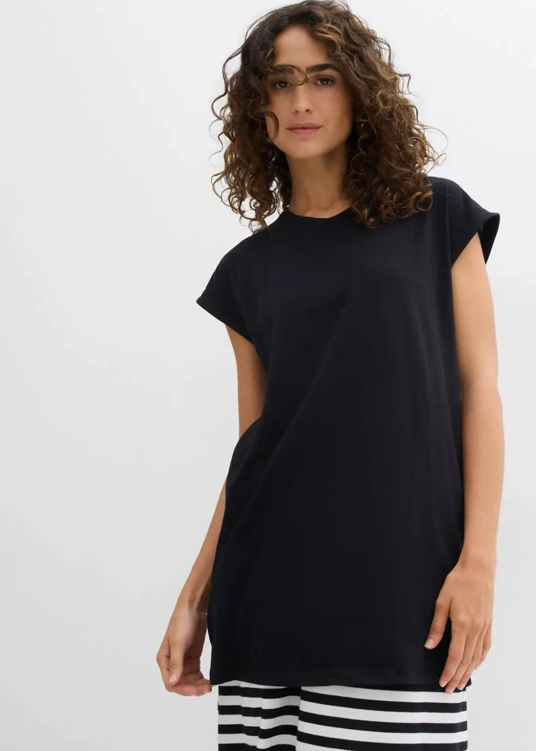 Online Boxy-Shirt mit reiner Bio-Baumwolle Damen Basics|Shirts & Tops