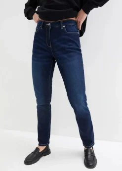 Boyfriend Jeans Mid Waist, Stretch Damen Jeans|Bekleidung·Shirts & Tops