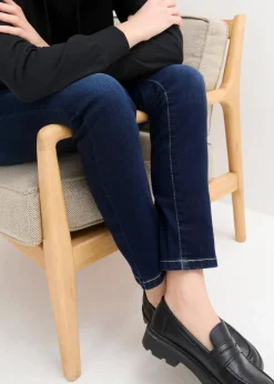 Boyfriend Jeans Mid Waist, Stretch Damen Jeans|Bekleidung·Shirts & Tops