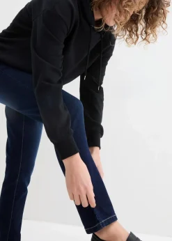 Boyfriend Jeans Mid Waist, Stretch Damen Jeans|Bekleidung·Shirts & Tops