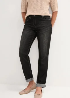 Hot Boyfriend Jeans Mid Waist, Stretch Damen Bekleidung·Shirts & Tops|Jeans