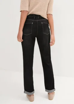Hot Boyfriend Jeans Mid Waist, Stretch Damen Bekleidung·Shirts & Tops|Jeans