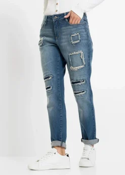 Damen bonprix Bekleidung·Shirts & Tops|Jeans|Boyfriend Jeans Mid Waist