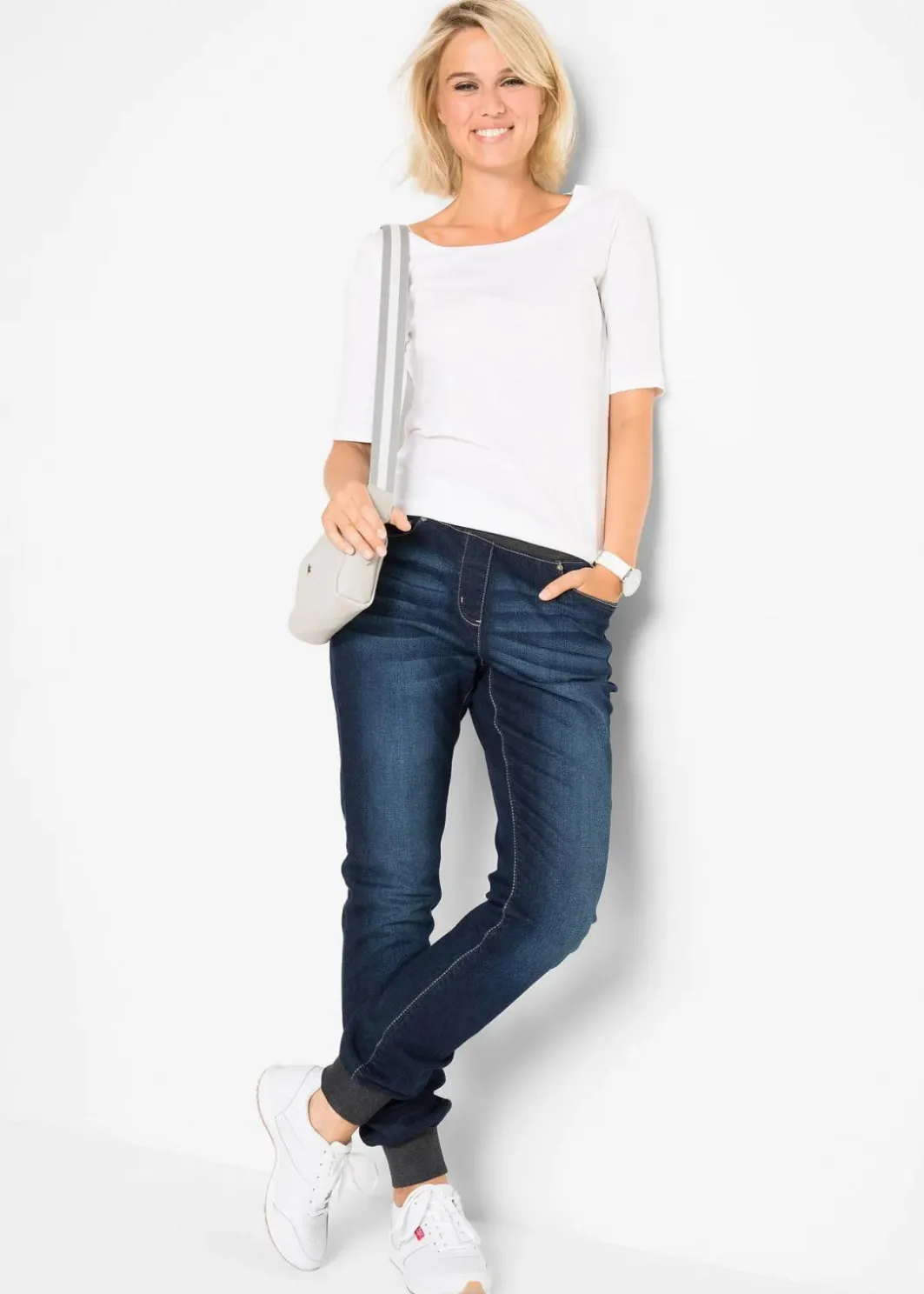 New Boyfriend Jeans Mid Waist, Bequembund Damen Bekleidung·Shirts & Tops|Jeans