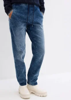 Damen bonprix Bekleidung·Shirts & Tops|Jeans|Boyfriend Jeans Mid Waist, Thermo