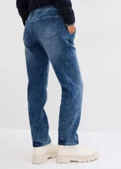 Damen bonprix Bekleidung·Shirts & Tops|Jeans|Boyfriend Jeans Mid Waist, Thermo
