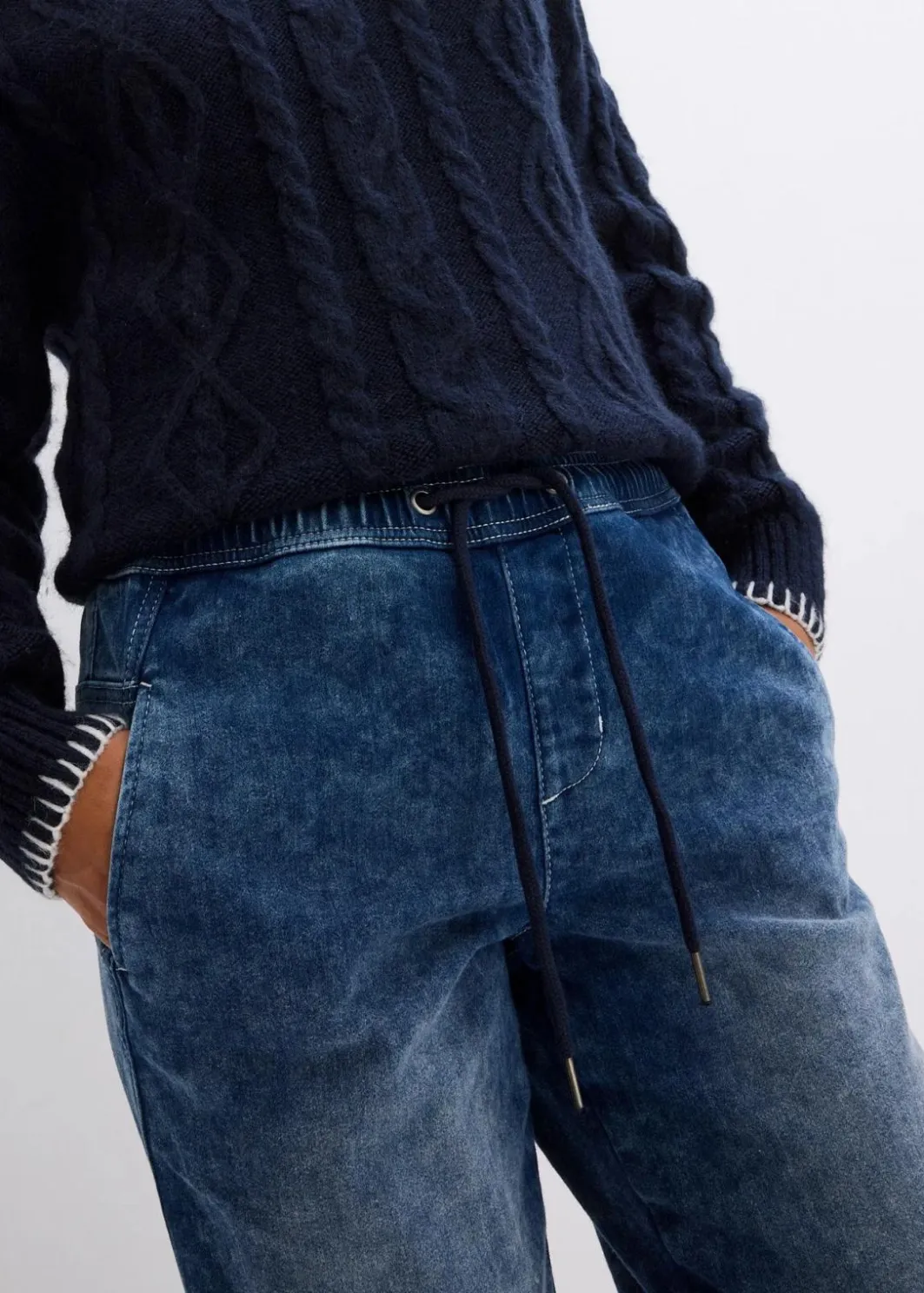 Damen bonprix Bekleidung·Shirts & Tops|Jeans|Boyfriend Jeans Mid Waist, Thermo