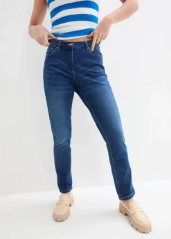 Outlet Boyfriend Jeans Mid Waist, Stretch Damen Jeans|Bekleidung·Shirts & Tops
