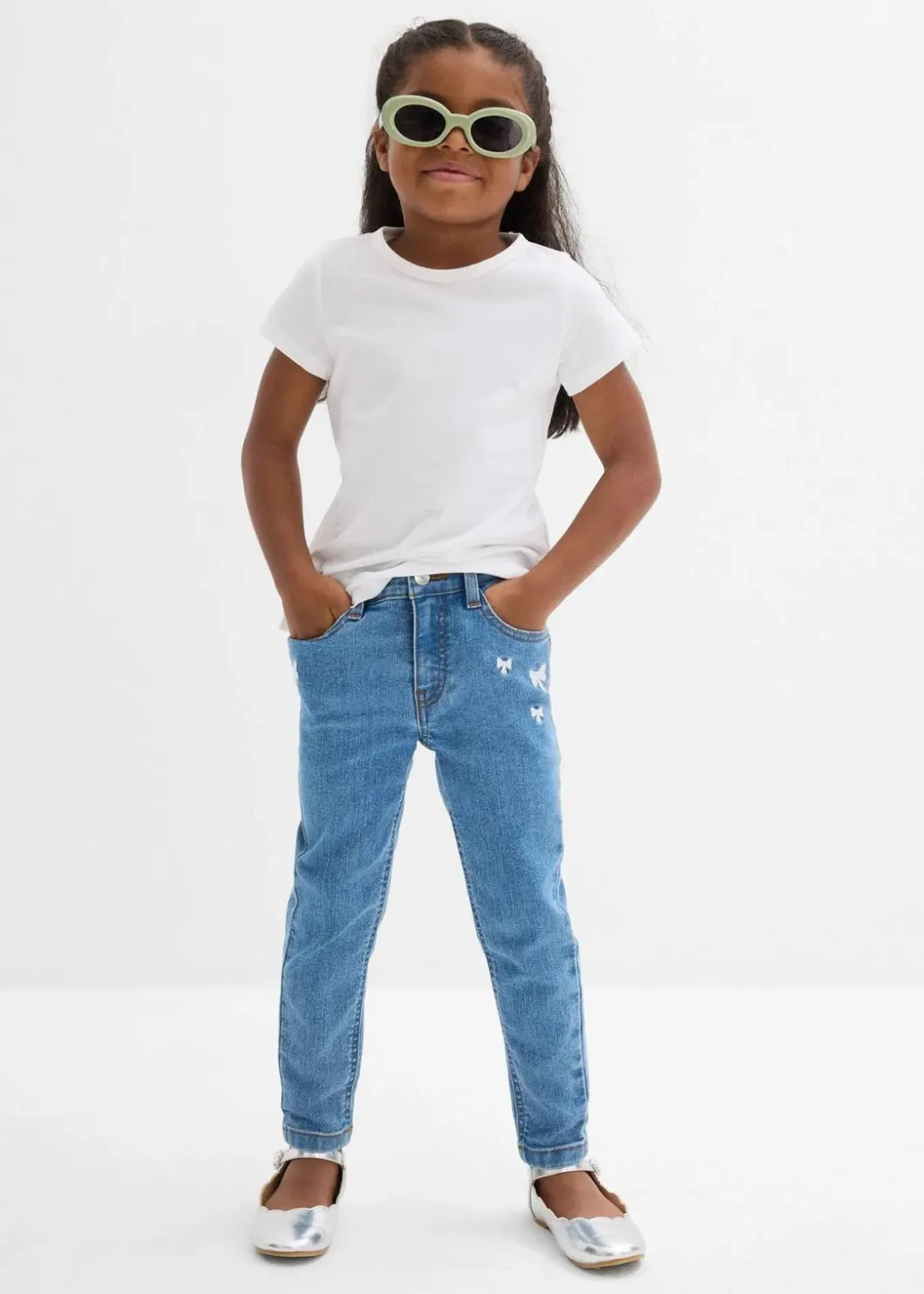 New Boyfriend-Jeans Mid Waist Kinder Mädchen 2-8 Jahre·Jeans & Hosen