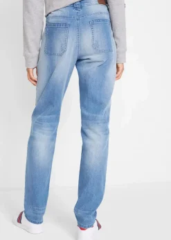 Discount Boyfriend-Jeans Mid Waist Komfort-Stretch Damen Bekleidung·Shirts & Tops|Jeans