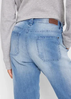 Discount Boyfriend-Jeans Mid Waist Komfort-Stretch Damen Bekleidung·Shirts & Tops|Jeans