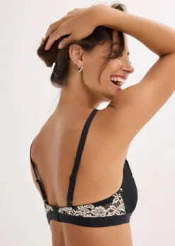 Damen bonprix Nachhaltigere Materialien|Bhs|Bralette aus zweifarbiger Spitze