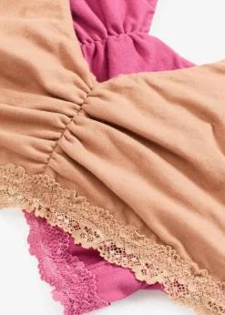 Discount Bralette mit Baumwolle und Spitze (2er Pack) Damen Wäsche·Baumwollunterwäsche|Basics
