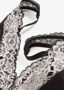 Outlet Bralette ohne Bügel mit Bio-Baumwolle und Spitze Damen Wäsche·Baumwollunterwäsche|Nachhaltigere Materialien