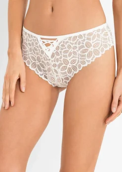 Damen bonprix Wäsche·Dessous|Wäsche·Höschen|Brazilslip aus feiner Spitze