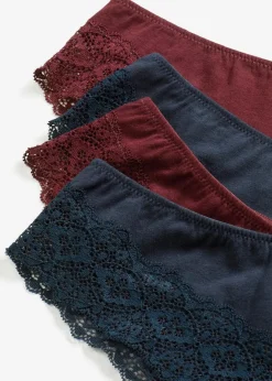 Hot Brazilslip mit Bio-Baumwolle (4er Pack) Damen Nachhaltigere Materialien|Höschen