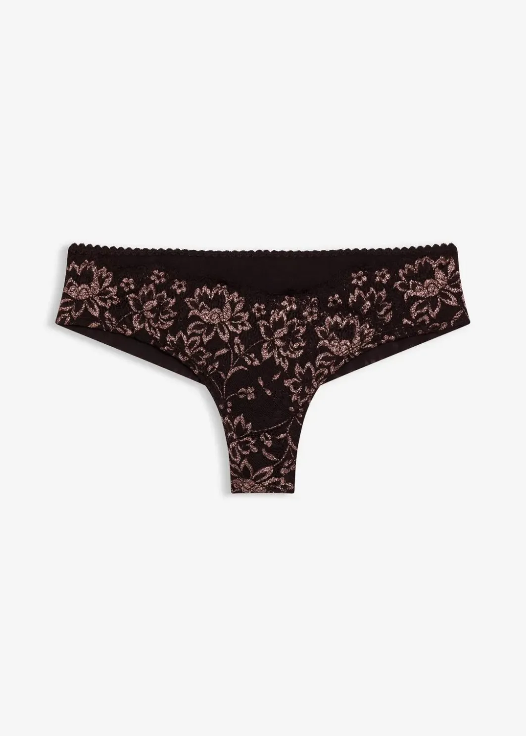 Damen bonprix Wäsche·Dessous|Wäsche·Höschen|Brazilslip mit Glitzergarn