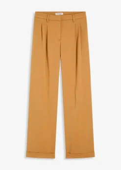 Hot Bundfaltenhose Damen Bekleidung·Kleider|Hosen