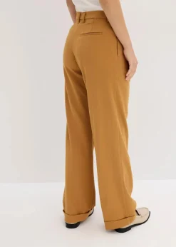 Hot Bundfaltenhose Damen Bekleidung·Kleider|Hosen