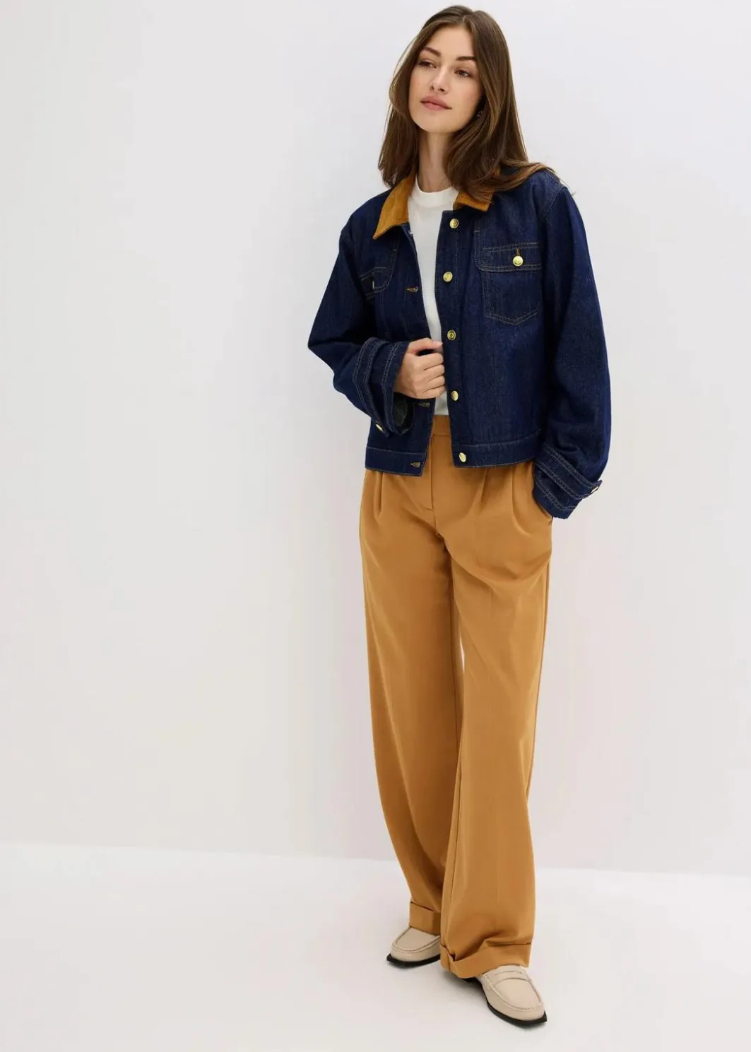Hot Bundfaltenhose Damen Bekleidung·Kleider|Hosen