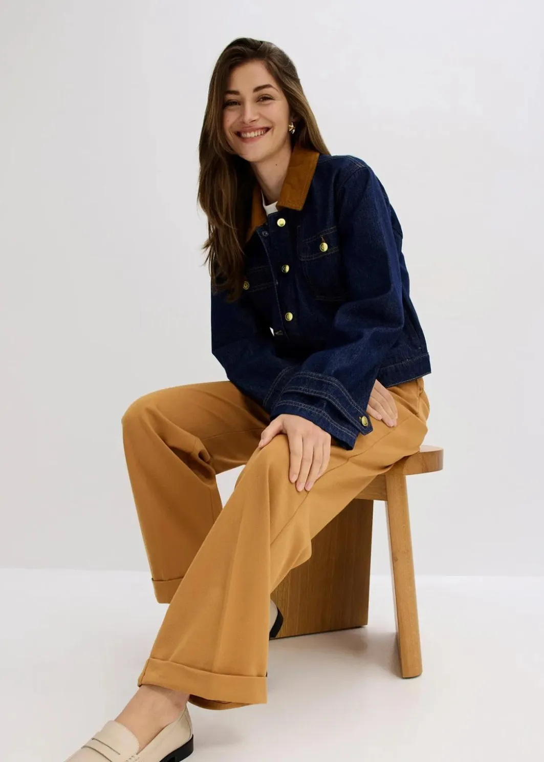 Hot Bundfaltenhose Damen Bekleidung·Kleider|Hosen