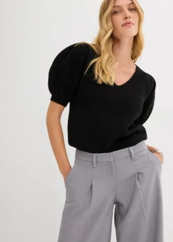Damen bonprix Hosen|Bekleidung·Kleider|Bundfaltenhose