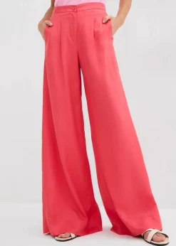Hot Bundfaltenhose aus fließendem Lyocell Damen Bekleidung·Kleider|Hosen