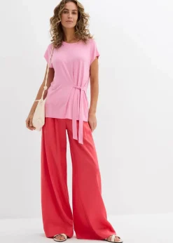 Hot Bundfaltenhose aus fließendem Lyocell Damen Bekleidung·Kleider|Hosen