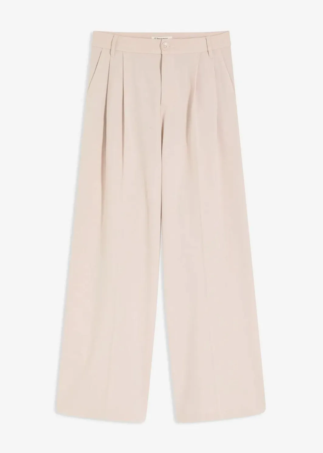 Clearance Bundfaltenhose aus fließendem Viskose-Mix Damen Hosen|Bekleidung·Kleider