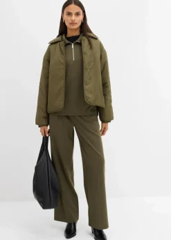 Hot Bundfaltenhose aus Viskose-Mix Damen Bekleidung·Kleider|Hosen
