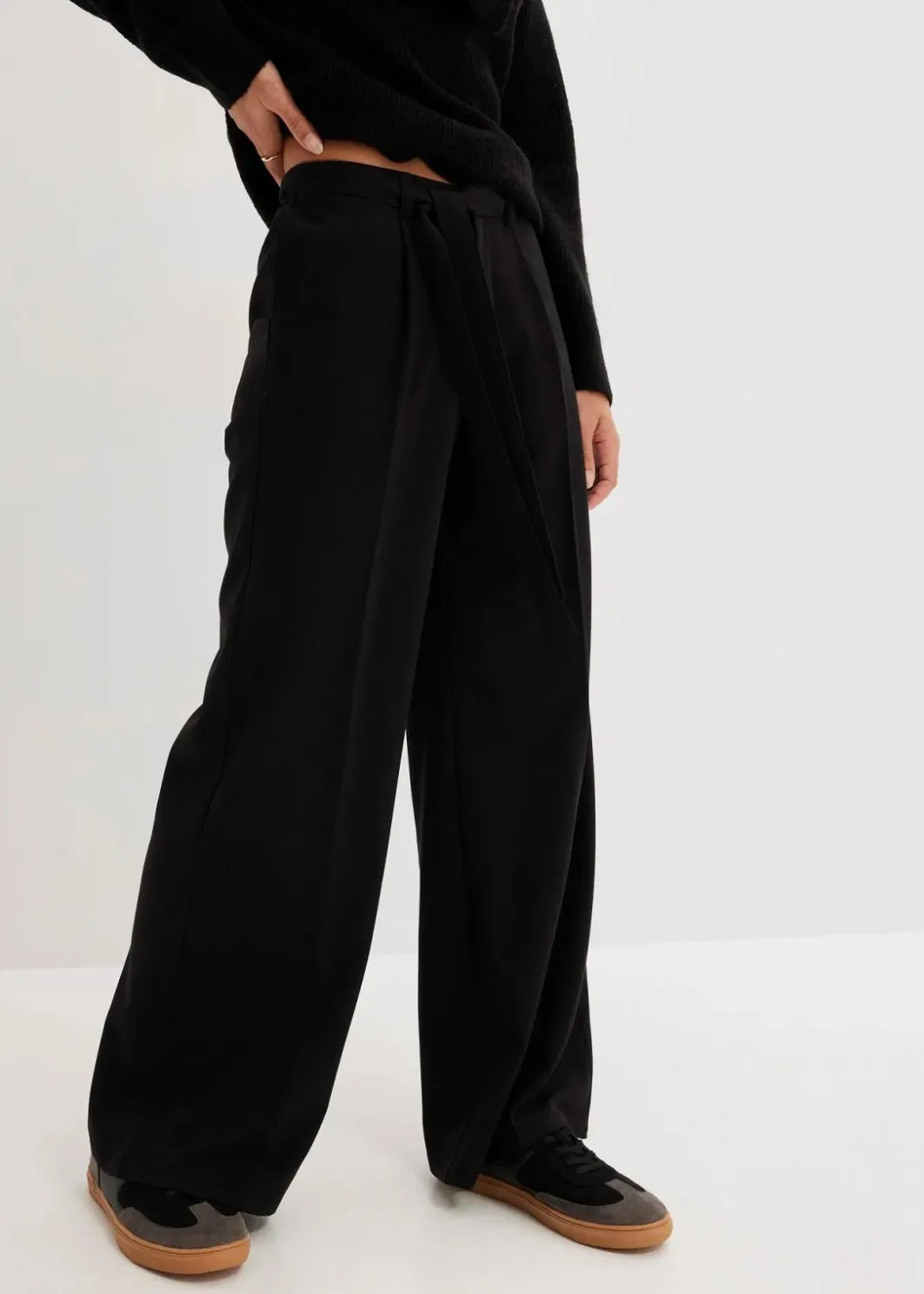 Outlet Bundfaltenhose aus Viskose-Mix Damen Bekleidung·Kleider|Hosen