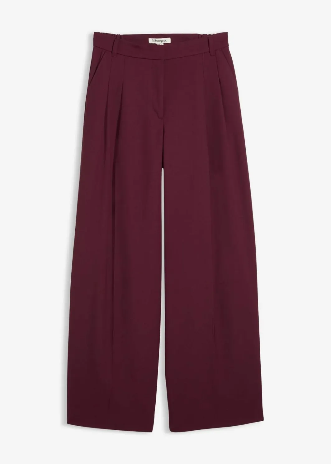Damen bonprix Bekleidung·Kleider|Hosen|Bundfaltenhose mit Bequembund und Schlitz