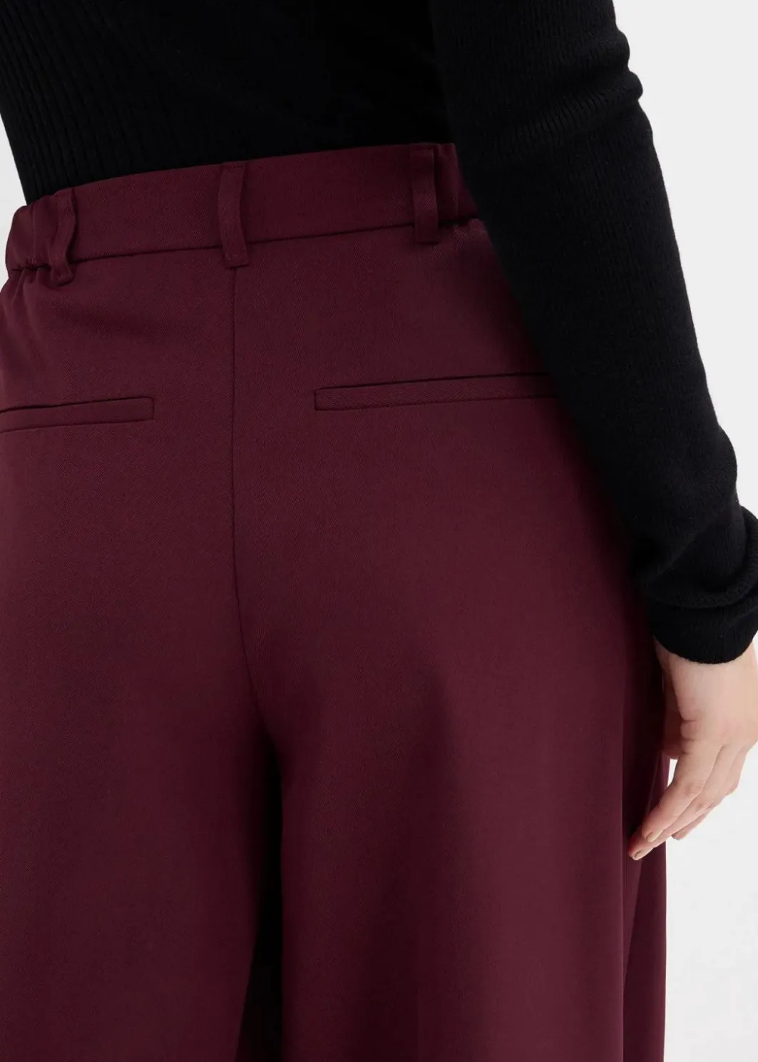 Damen bonprix Bekleidung·Kleider|Hosen|Bundfaltenhose mit Bequembund und Schlitz