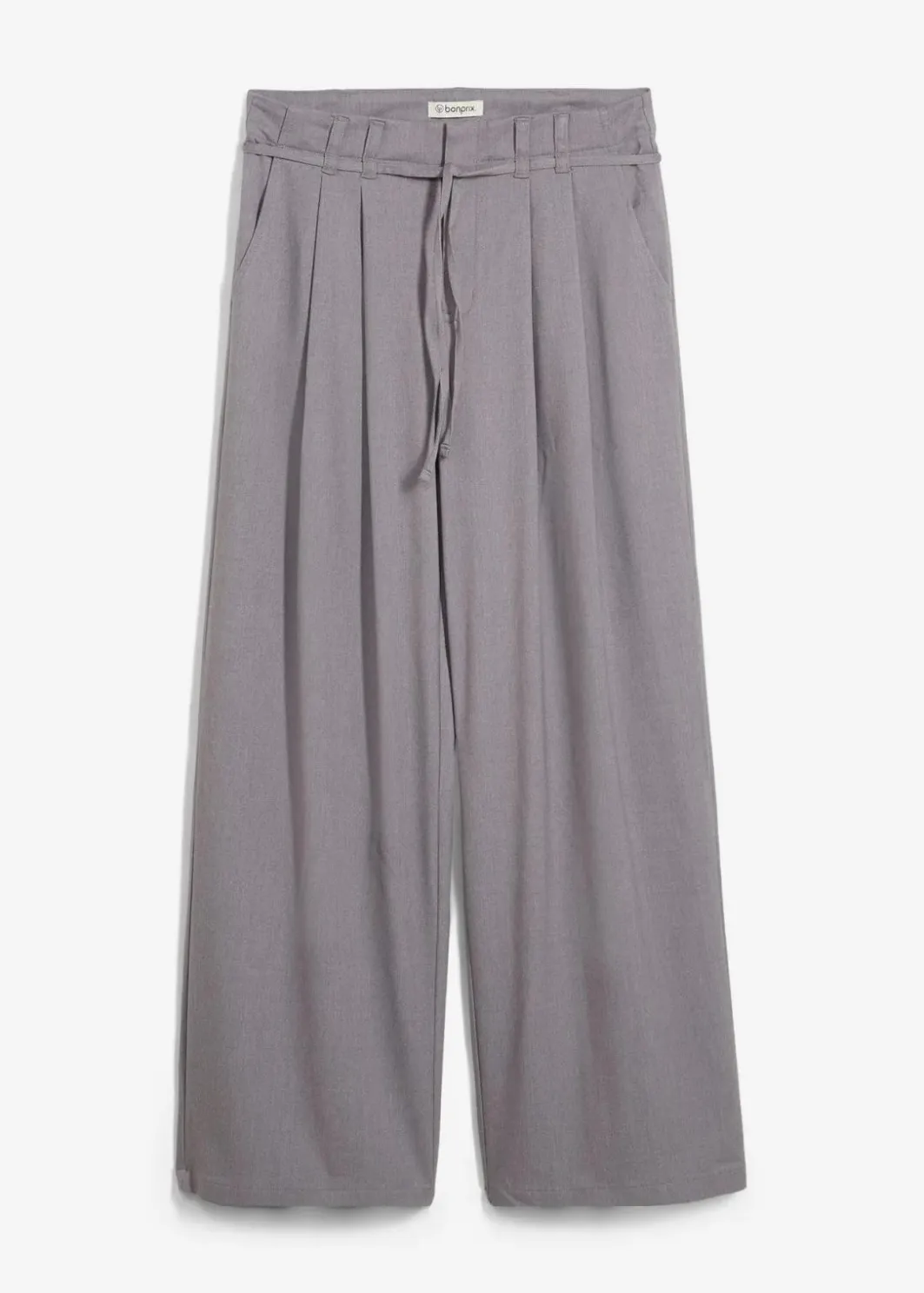 Hot Bundfaltenhose mit Bindeband Damen Nachhaltigere Materialien|Hosen