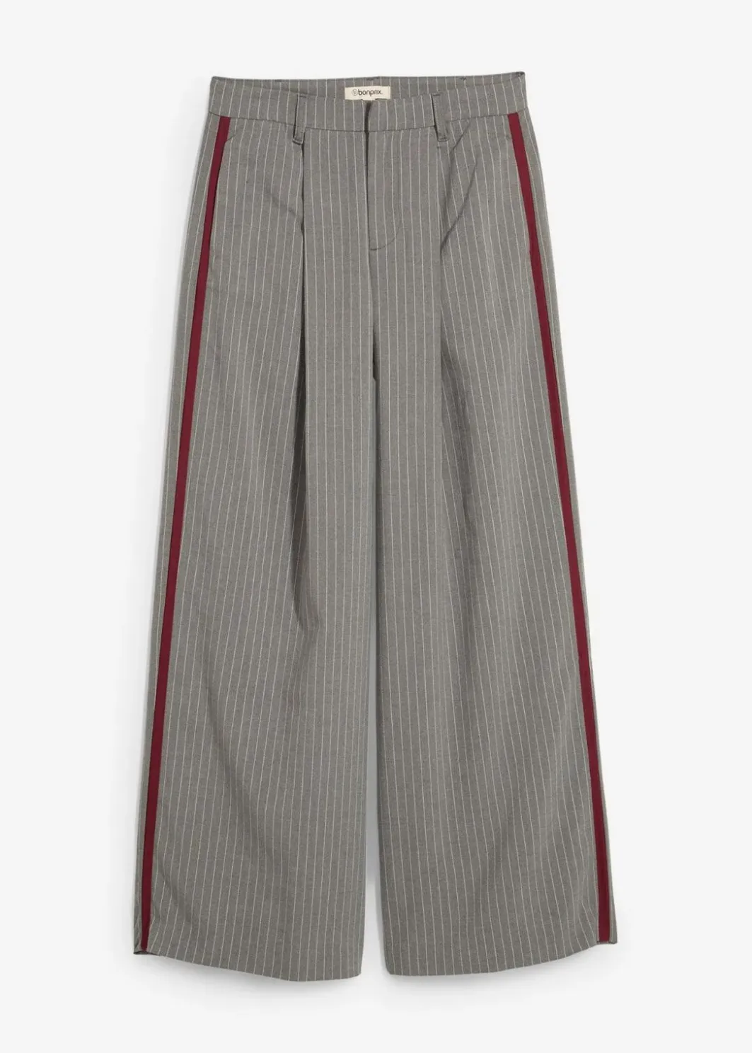 Damen bonprix Bekleidung·Kleider|Hosen|Bundfaltenhose mit Kontraststreifen
