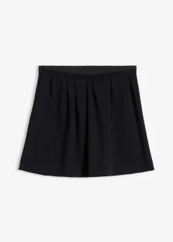 New Bundfaltenrock aus leicht glänzendem Viskose-Mix Damen Bekleidung·Sportbekleidung|Bekleidung·Blusen & Tuniken