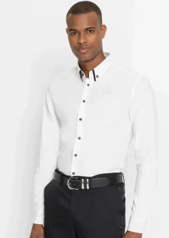 Hot Business-Hemd aus reiner Baumwolle, Regular Fit Herren Große Größen|Hemden