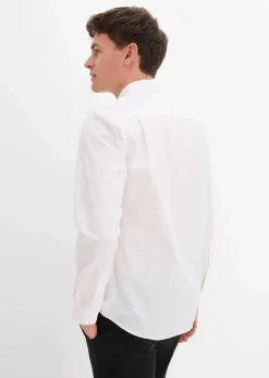 Herren bonprix Große Größen|Hemden|Business-Hemd aus reiner Baumwolle, Regular Fit